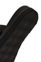 Women's Black Double Buckle Leather Slippers 26Sfd203118 - 8