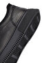 Men's Black Lace-Up Sneakers, Genuine Leather Casual Shoes 25Wfd6761Ft - 8