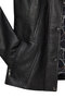 Rebecca Women's Black Collar Shearling Leather Coat 24Wge52092H - 8