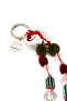 Women's Red Beaded Metal Charm 000A2D470214 - 4