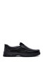 Men's Black Genuine Leather Casual Loafer, Winter Shoes 25Wfd695618
