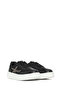 Women's Black Lace-Up Thick Sole Sneakers 26Pfe145314 - 2