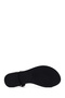 Women's Black Flip-Flop Sandals with Stones 26Sfe481218 - 5