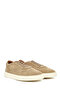Men's Beige Lace-Up Thick Sole Shoes Suede Leather Sneakers 26Sfd632810 - 2