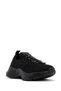 Genuine Zero Women's Black Lace-Up Stone Detailed Fabric Sneaker, Winter Sports Shoes 25Afd43026F - 6