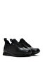 Women's Black Lace-Up Leather Casual Shoes 25Afd410418 - 3