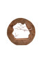Birds in log white natural from Viola - 3