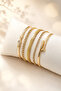 Special Design Fish Scale Detailed 5-Piece Bracelet - 3