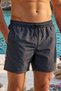 Summer Men's Swim Shorts Quick-Drying Short Length Elastic Lace-Up Beach Pool Shorts Pack of Zippered Pocket