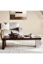 Masa Coffee Table Marble - Beige & Brown - 2