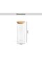Lukas Square Glass Jar 2l -clear - 6
