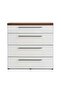 Belfast Chest Of 4 Drawer - Walnut - 4