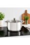 Amara Cooking Pot With Lid Dia32cm -chrome