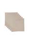 Fenix 12 Piece Cotton- Flex Faggoted Napkin Set 45x45cm - Beige - 3