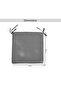 Arden Indoor/outdoor Chair Pad 40x40x3cm - Grey - 7