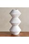Irie Polyresin Decor Vase 15x15x30cm - White - 4