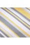 Mono Stripe Printed Water Repellant Outdoor Filled Chair Pad 40x40x5cm - Grey - 2