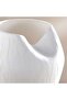 Dima Ceramic Folded Vase 34.5x34.5x42.5cm - White - 2