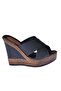 Black Women's Slippers F674072009 - 4