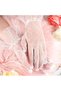 Laced Tulle Polka Dot Transparent Party Costume Henna Wedding & Bridal Gloves WHITE - 5