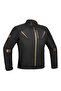 Motorcycle Coat Summer Full Protected Mesh Fabric Black Gold Coat
