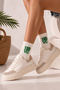 Original Good Vibes Series - Lucky Love Patterned Special Design 4 Season Cotton Socks That Bring Luck and Love - 3