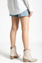 Taupe Stone Cream Skin Beige Matte Suede Western Cowboy Boots - 6
