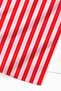 Striped Pink Red Beach Towel Coverlet - Modern Mediterranean Style Quick-Dry Microfiber Towel Coverlet - 3