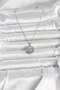 316L Steel Chain Silver Color Zircon Stone Sea Themed Women's Necklace - 2