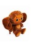 Imported Fabric Cute Monkey Cheburashka Cheburashka Figure Plush Toy with Sound and Music Sleep & Play Arkad - 3