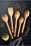 Handmade Boxwood 5 Piece Old Boxwood (Water Resistant) Wooden Spoon Boxwood Spoon Set
