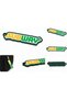 Colorful Lettering Figure Keychain – Hard Plastic Durable Vibrant Design Stylish Keychain - 2