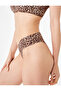 Leopard Patterned Brazilian Panties - 5