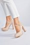 Ten Platform Heeled Women's Evening Dress Shoes M348007209 - 2