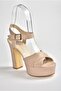 Ten Platform Heeled Women's Evening Dress Shoes M348202409 - 7