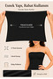 Women's Lycra Strapless Body Black - Long and Stretchy Undergarment & Seamless Undershirt 2025 - 2