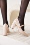 Alis Beige Women's Heeled Shoes - 6