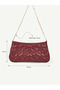 Women's Star Embroidered Chain Strap Shoulder Bag - 5