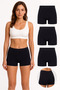 3 Pack Modal Fabric High Waist Gathering Boxer Women's Shaping Underwear