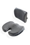 Visco Orthopedic Sitting and Lumbar Support Cushion Set, Back Pillow and Coccyx Cushion