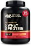 Optimum Nutrition Gold Standard 100% Whey Protein Powder, Strawberry Banana, 5lb (2.26kg) (75 servings)