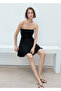 Strapless Pleated Short Dress - 7
