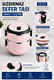 2-Tier 1.2 Liter Stainless Steel Lunch Box with Leak-Proof Lid Food Carrying Container Bento Lunch Box 304 - 4