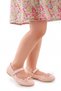 Barbe Skin Bow Velcro Girls' Ballerina Shoes - 3