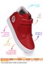 Coyote Velcro Girls' Daily Boat Shoes - 2