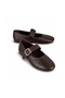 Genuine Leather Women's Mary Jane Ballerina Casual Shoes with Buckle |   Liora - 2