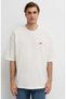 M0613503 Logo Embroidered T-Shirt Men's T-Shirt White - 3