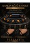 Premium Natural Stone Design Leather Bracelet Series – Real Natural Stone Tiger's Eye and Onyx