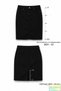 High Waist Denim Skirt for Women – Midi Length Denim Skirt with Back Slit, Casual & Office Stylish - 5