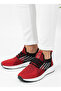 Lace-Up Knit Unisex Sneakers-Red Black